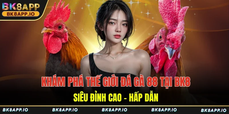 Khám Phá Thế Giới Đá Gà 88 Tại BK8 Siêu Đỉnh Cao - Hấp Dẫn